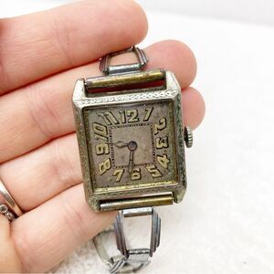 Vintage art deco ladies watch 14k rolled gold plate